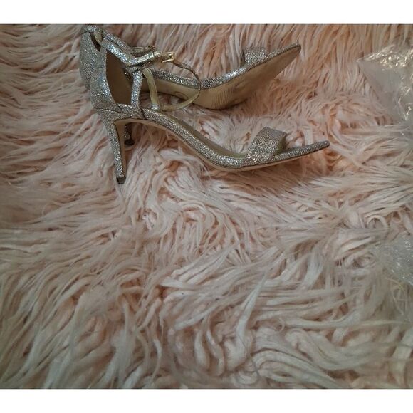 Michael Kors Glitter Heels - Silver and Gold - Picture 2 of 11